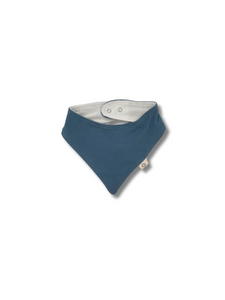 Comfy Triangle Bib - Heather Blue