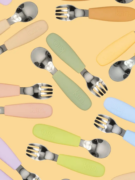 Silicone Cutlery Set Lilac