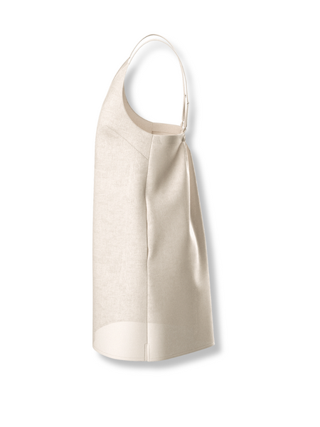 Liz Linen Slip Dress Oatmeal