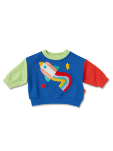 Rocket Ride Navy Sweater