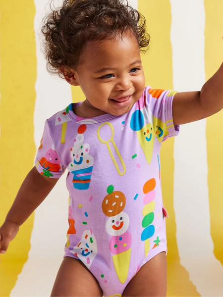 Sundae Funday Short Sleeve Bodysuit