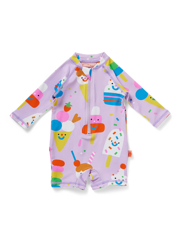 Sundae Funday Long Sleeve Rash Suit