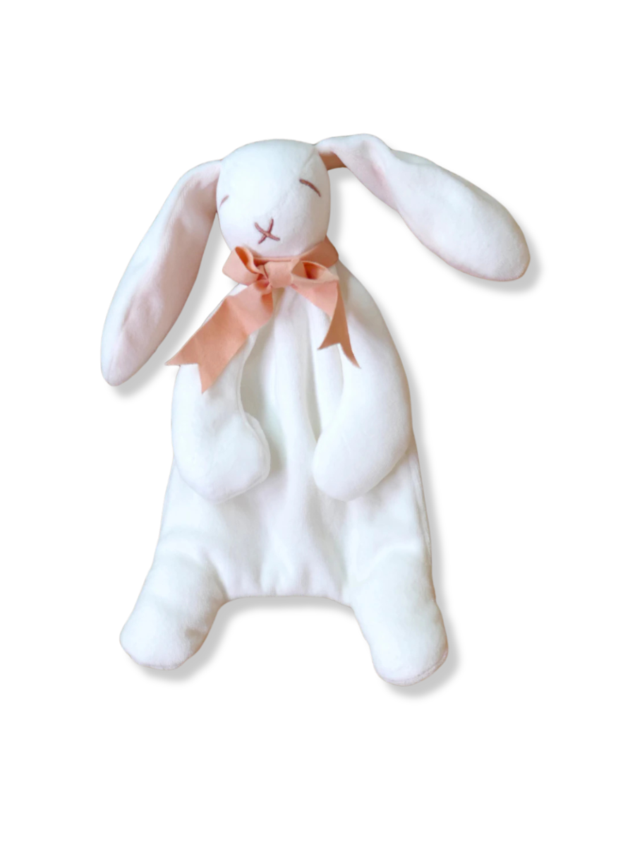 Rose Pink Bunny Comforter Toy