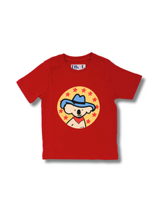 Cowboy Koala T-Shirt Red