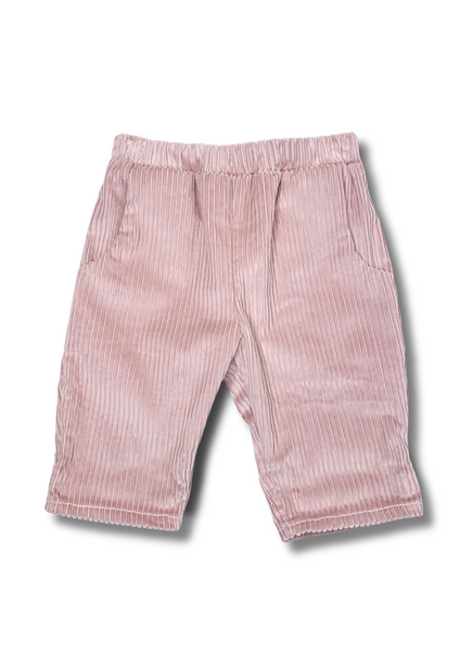 Baby corduroy slacks pink