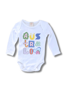 Australia Long Sleeve Bodysuit