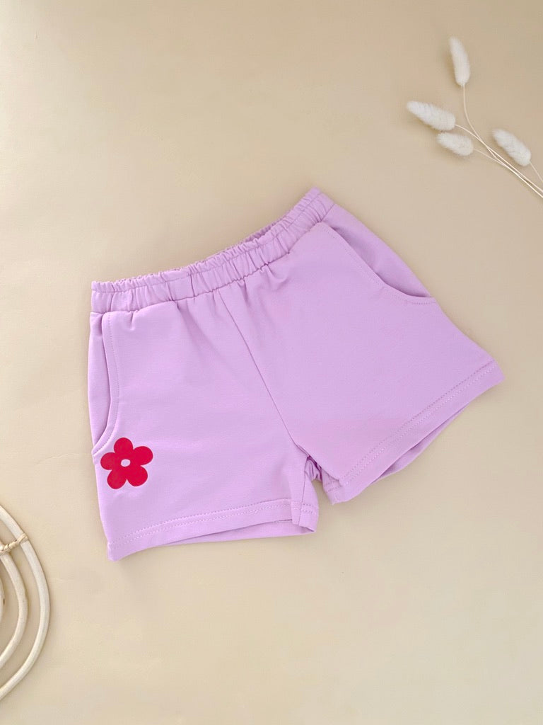 Daisy Spring Shorts Pink