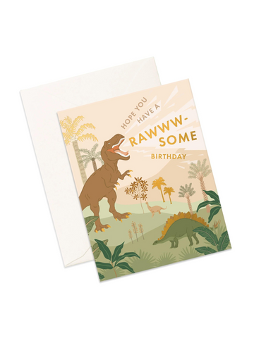Rawww-some Birthday Dinos Card