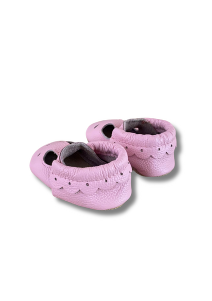 First Walkers Leather Mary Jane Shoes Pink