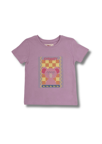 Syd The Koala T-Shirt Mauve