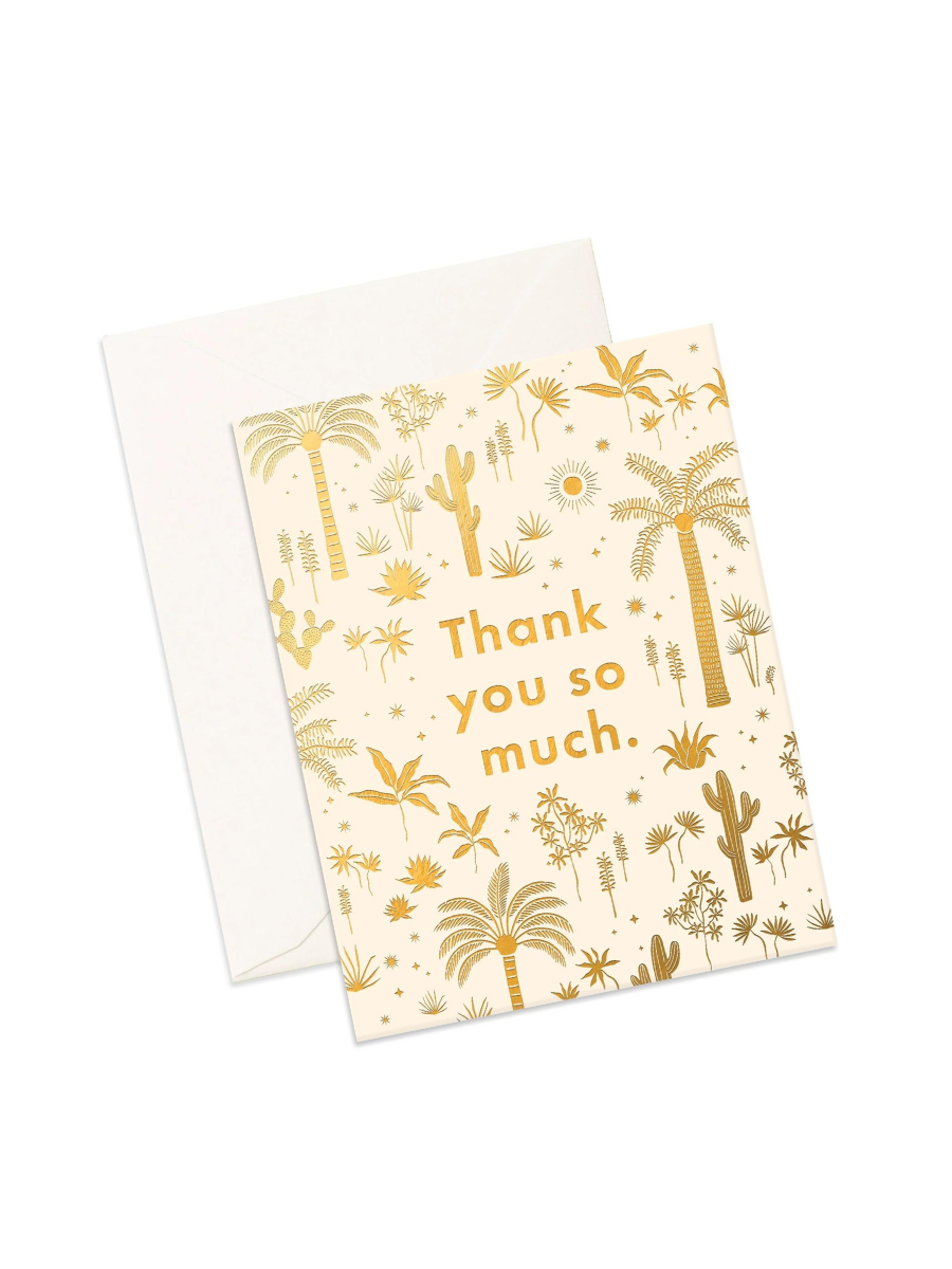 Thank You So Much  Desert Palms Card