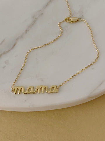 Mama Gold Bracelet