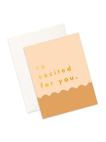 So Excited Caramel Ripple Card