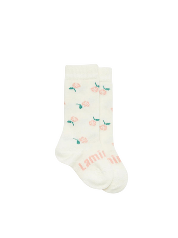 Rosie - Merino Wool Knee High Baby Socks