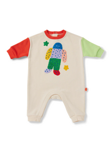 Rocket Ride Sand Jumpsuit