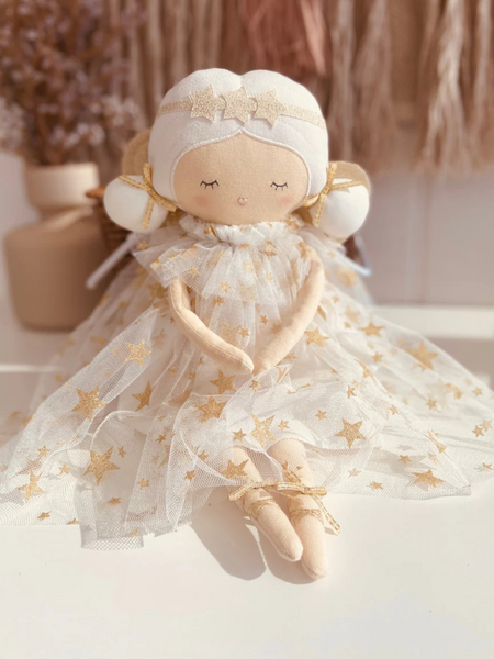 Willow Fairy Doll - Ivory Gold