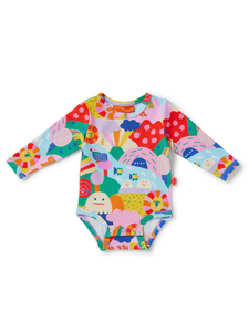 Rainbow Valley Long Sleeve Bodysuit