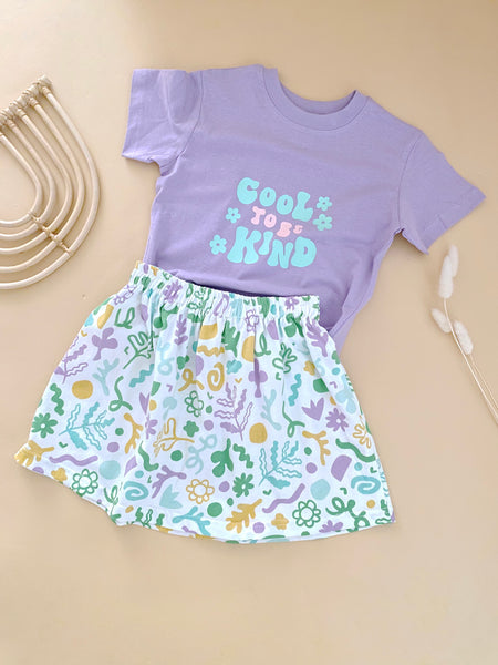 Cool To Be Kind T-Shirt Lilac