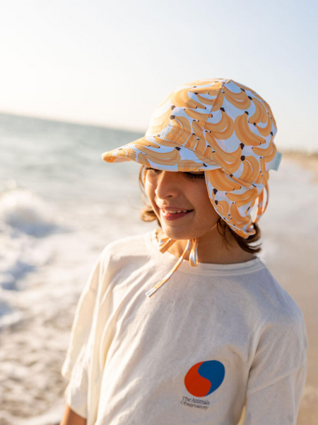 Banana Swim Flap Cap