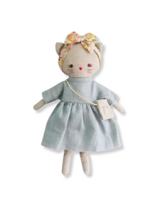 Mini Lilly Kitty Grey Linen