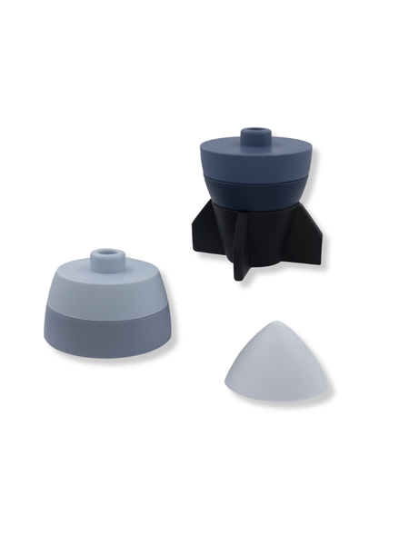 Silicone Rocket Stacking Puzzle