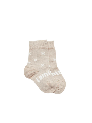 Ted - Merino Wool Crew Baby Socks