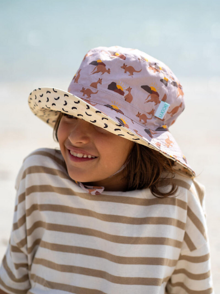 Aussie Sunset Wide Brim Bucket Hat