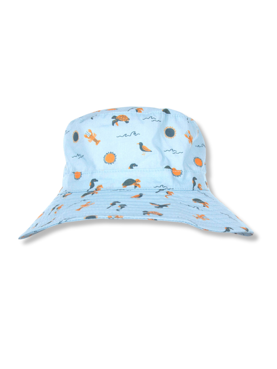 Sealife Wide Brim Bucket Hat