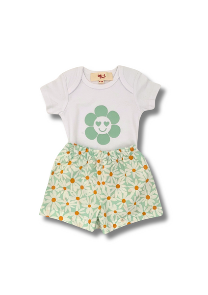 Daisies Baby Shorts