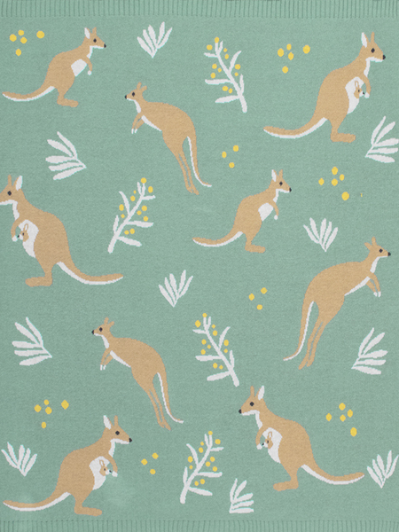 Kangaroo Blanket Green