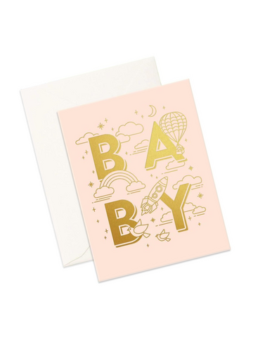 Baby Universe Cream Card