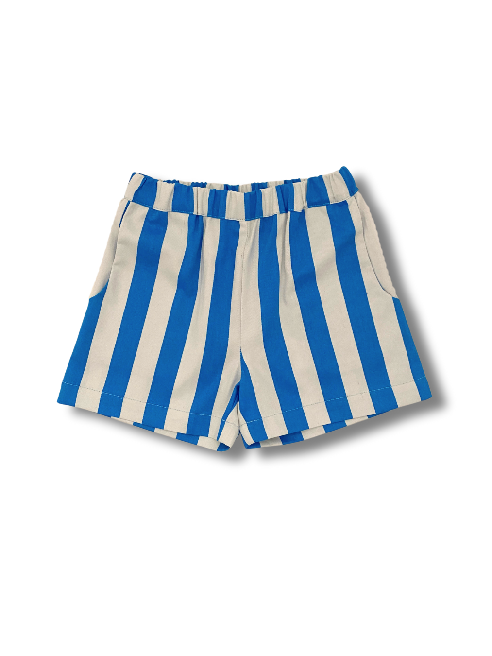 Bold Stripe Shorts Royal Blue