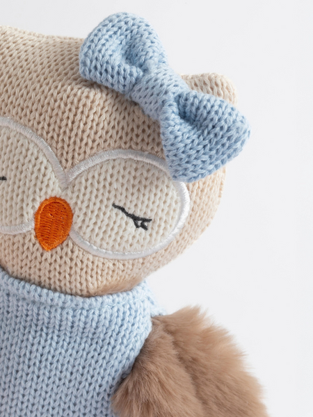 Ollie The Owl Knitted Animal