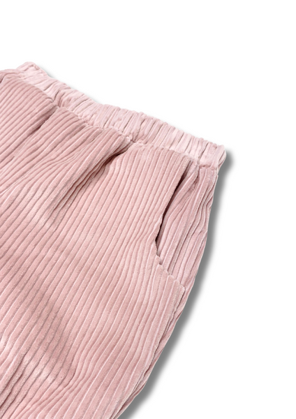 Baby corduroy slacks pink