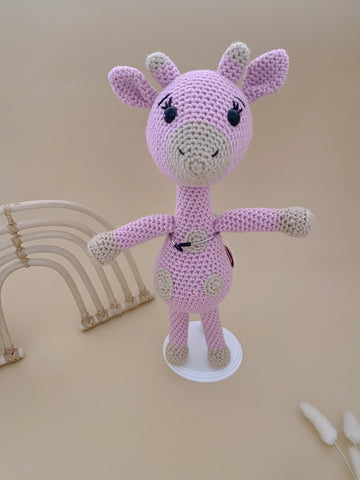 Crochet Pink Giraffe