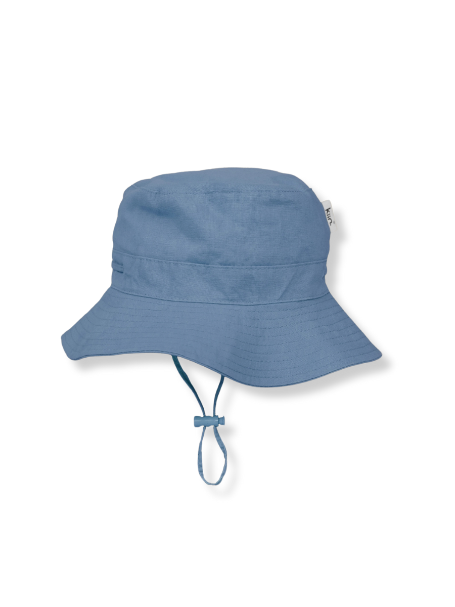 Cotton Sun Hat Blue Shadow