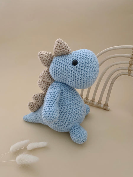Crochet Blue Dinosaur