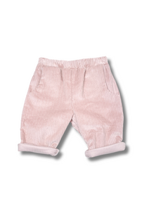 Baby corduroy slacks pink