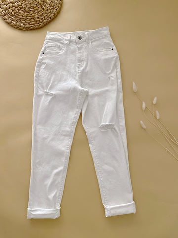 Riley Jeans White Denim