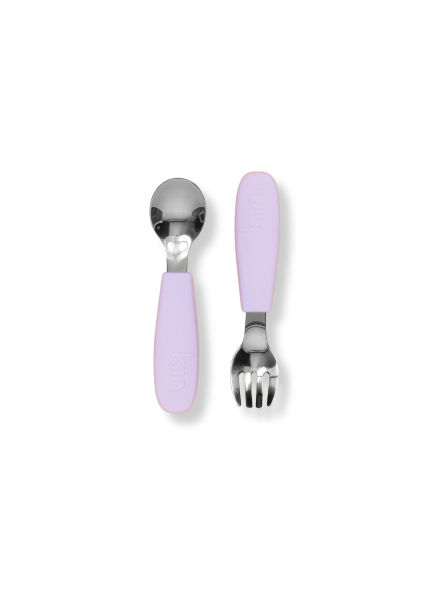 Silicone Cutlery Set Lilac