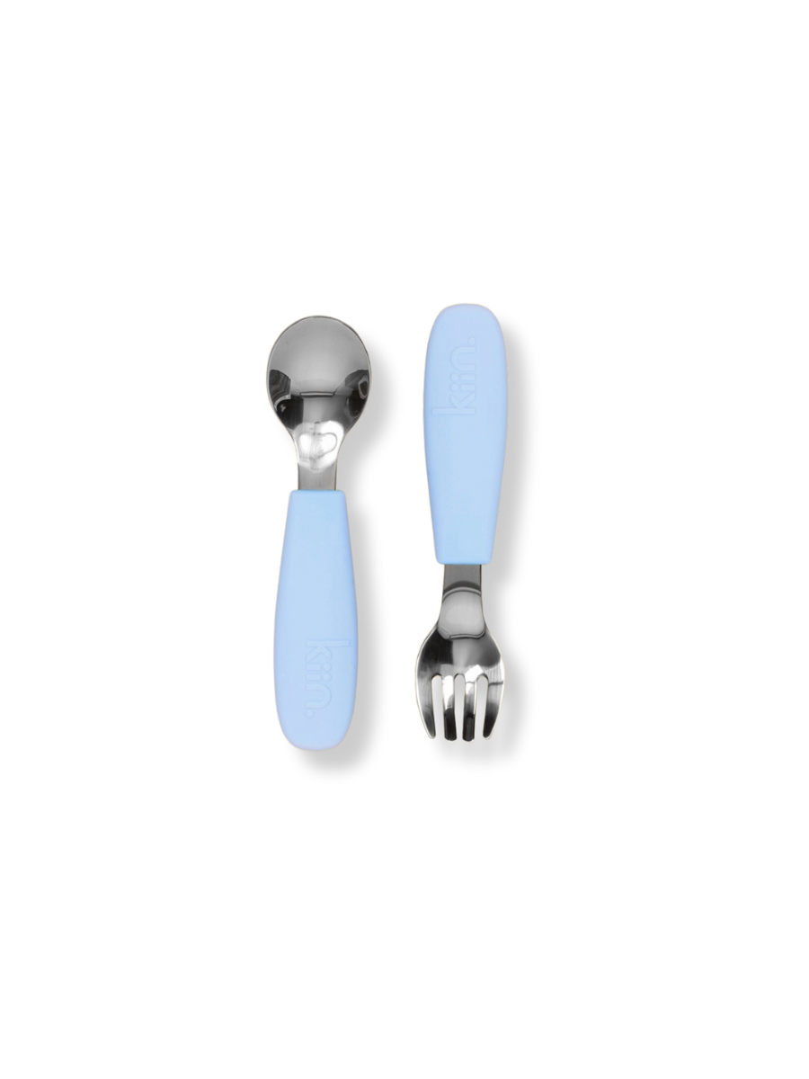 Silicone Cutlery Set Pastel Sky