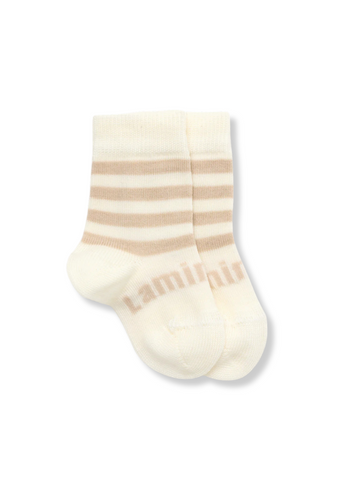Squirrel - Merino Wool Crew Baby Socks