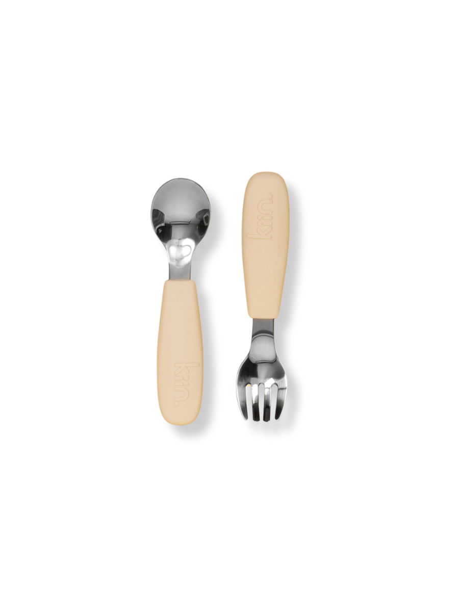 Silicone Cutlery Set Vanilla