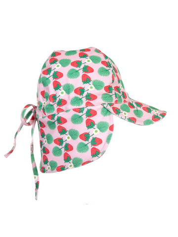 Strawberry Flap Hat