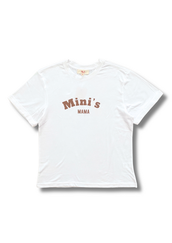 Mini's Mama Boxy Tee White