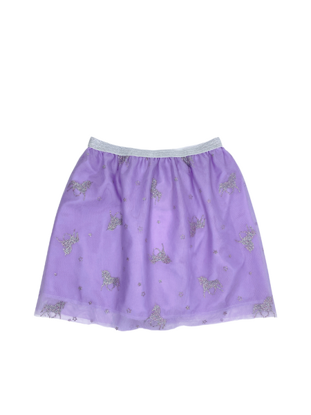 Unicorns Tulle Skirt Purple