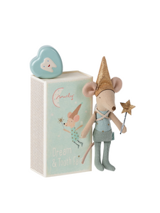 Tooth Fairy Mouse In Box Blue