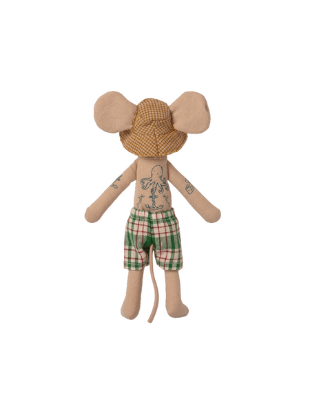 Beach Mouse Dad In Cabin