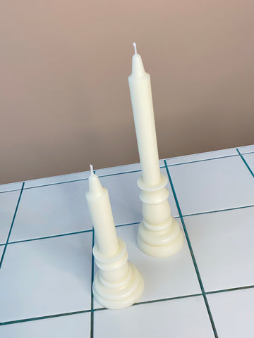 Elegant Pillar Candle White 20cm