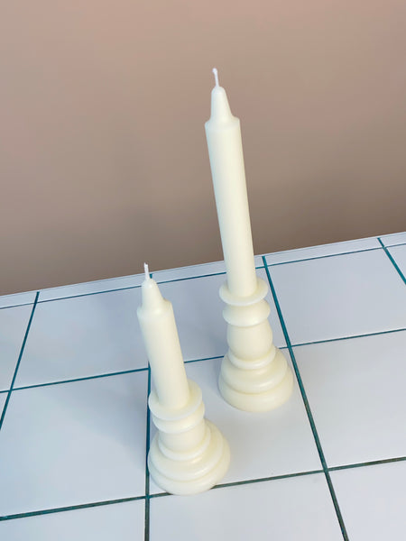 Elegant Pillar Candle White 30cm